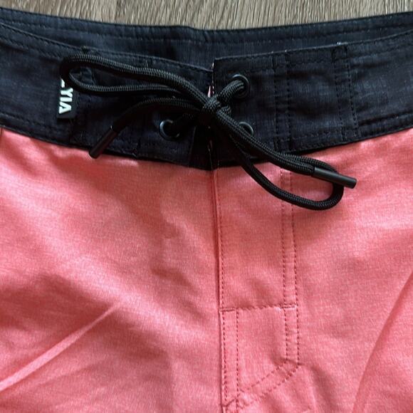 NWT Zyia Active Coral Board Shorts XS 7” Swim Surf Beachwear Pockets - Picture 4 of 7